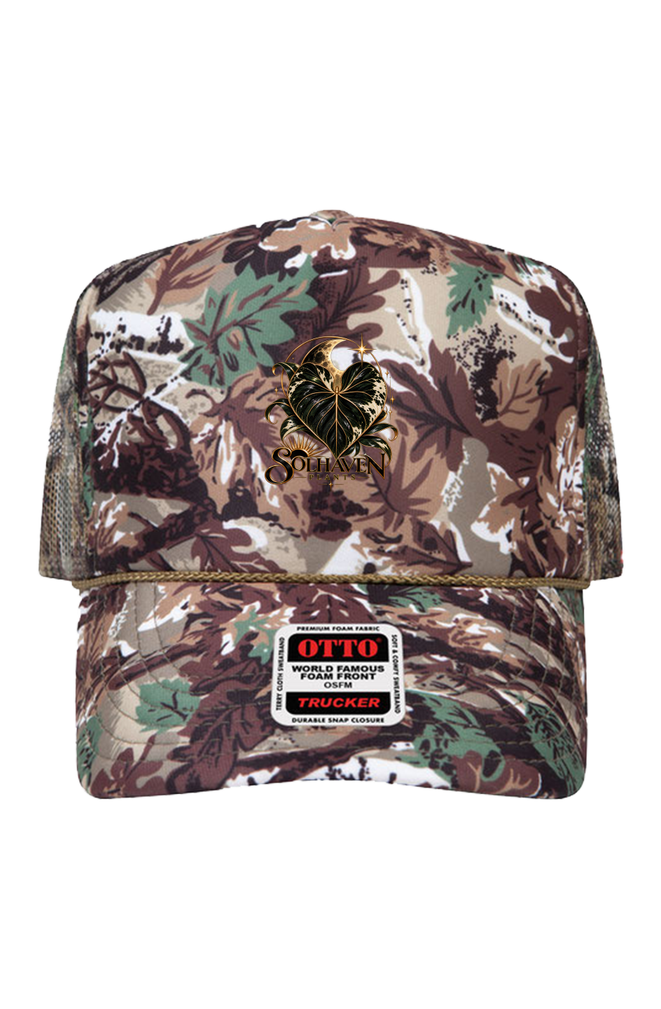 Solhaven Botanicals High Crown Trucker Cap